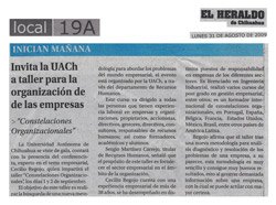 2009-08 El Heraldo de Chihuahua - México